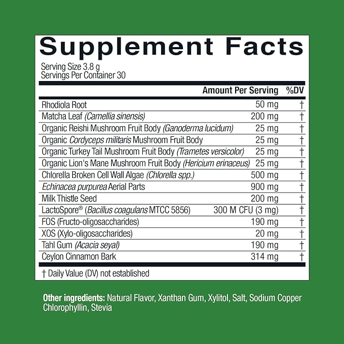 Live Conscious Beyond Greens Concentrated Superfood Powder 30 Servings (2-Pack)