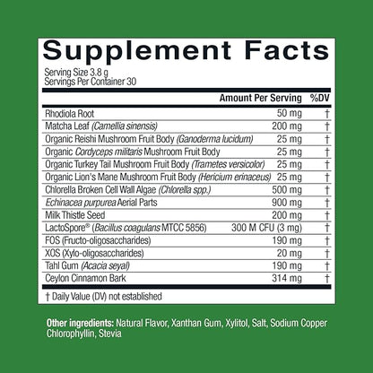 Live Conscious Beyond Greens Concentrated Superfood Powder 30 Servings (2-Pack)