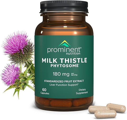 Milk Thistle Phytosome™ Supplement 180 mg, 60 Day