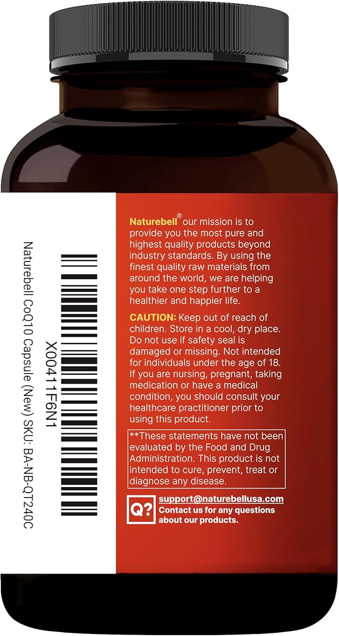 CoQ10 (Ubiquinone) 300mg with Omega 3 240 Capsules Q10 Supplement