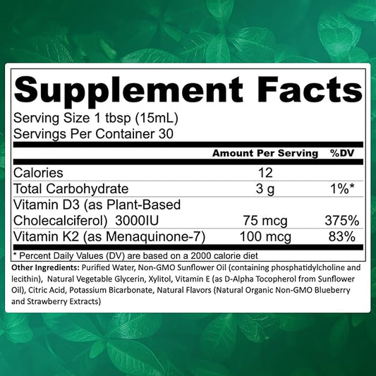 Manna Liposomal Vegan Vitamin D3 + K2