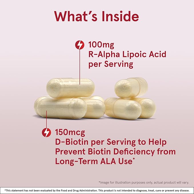 Jarrow Formulas R-Alpha Lipoic Acid 100 60 Veggie 60 Day