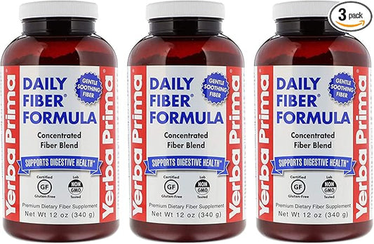 Yerba Prima Daily Fiber Formula 12 (3 Pack)