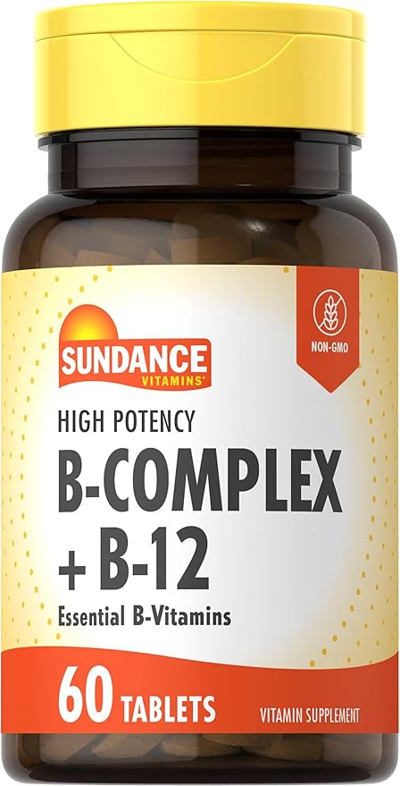 Sundance High Potency Vitamin B-Complex B-12 | 60 Tablets