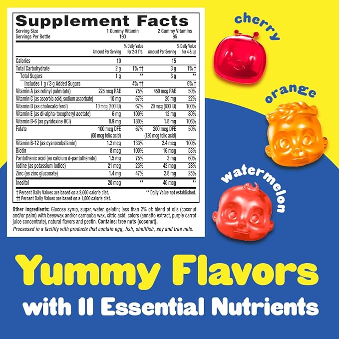 L'il Critters Paw Patrol & CoComelon D3, 190 190 Gummies