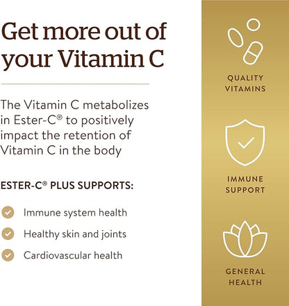 Solgar Ester-C 1000mg Vitamin C Tablets 180 Vegan