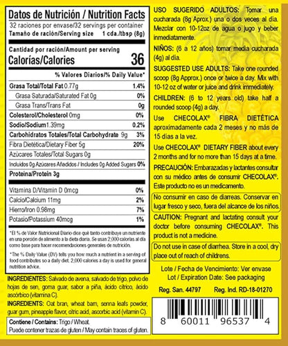 Our Dietary Fiber Relieves Constipation Naturally, (4.5 oz)