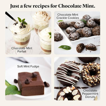 Keto Chow Chocolate Mint | Keto Meal Replacement Shake | Nutritionally Complete | Low Carb | Delicious Easy Meal Substitute | You Choose The Fat | 21 Meal Bulk Pack