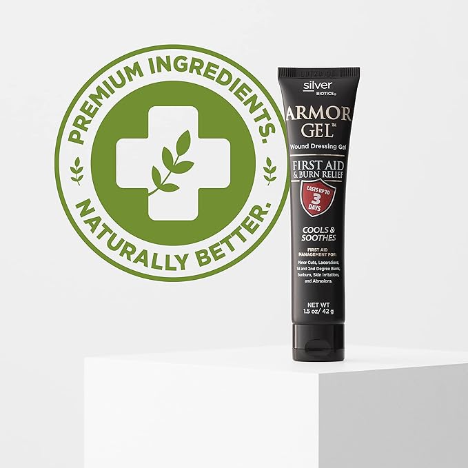 Silver Biotics Armor Gel Wound Dressing Gel 24 PPM 1.5 oz