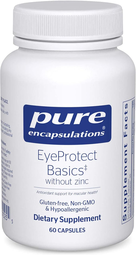 Pure Encapsulations EyeProtect Basics Without Zinc 60 Capsules