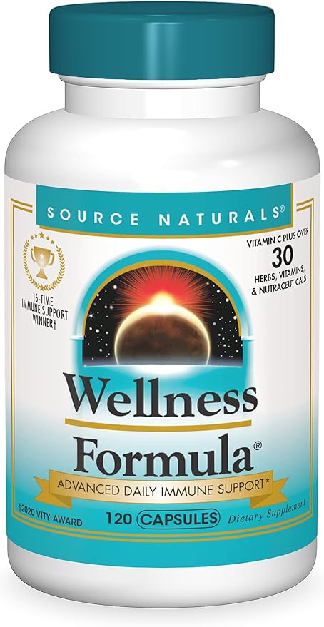 Source Naturals Wellness Formula Bio-Aligned Vitamins 120 Capsules