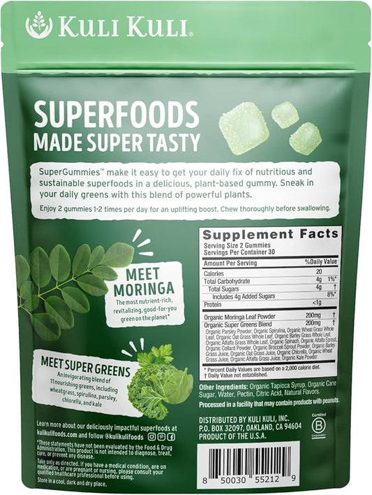 Kuli Kuli Super Energy Gummies 60 Non-GMO,