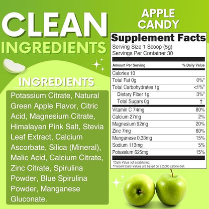 Zero Sugar - Apple Candy Electrolytes 30 Servings