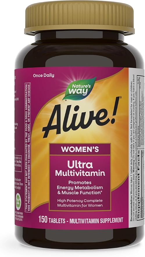 Nature's Way Alive! Women's Daily Ultra B12, 150 150 Tablets