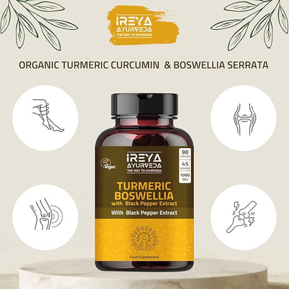 Boswellia Extract Capsules (90 Capsules) 1000 mg 45 Days
