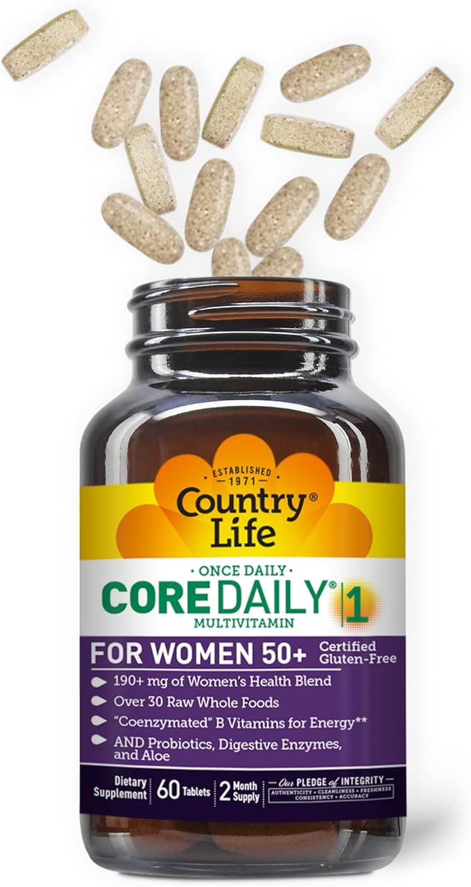Country Life CORE Daily-1 for Women 50+ Multivitamin 50, Complete
