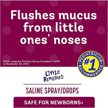 Little Remedies Noses Saline Spray Drops, 1 Fl