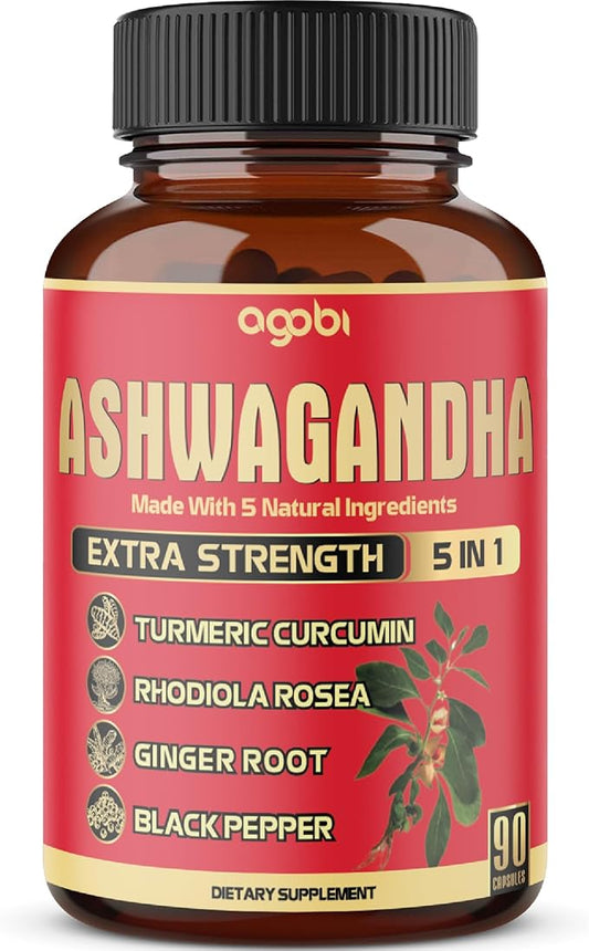 90 Capsules - Ashwagandha Supplement Capsules