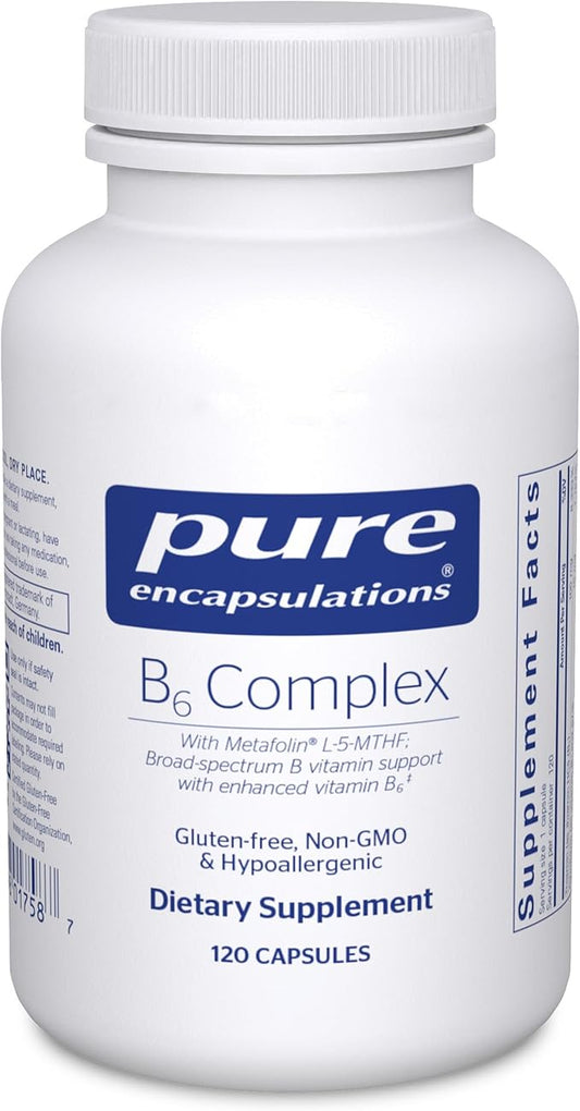 Pure Encapsulations B6 Complex B6 - 120 Capsules