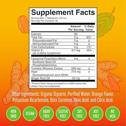 MaryRuth's | Liposomal Turmeric & DHA 15.22 oz