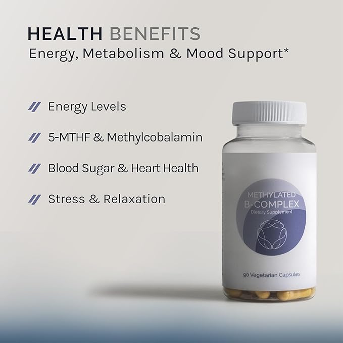Methylated B-Complex Active B-Vitamin Blend, 90 (90 Day 8 Essential