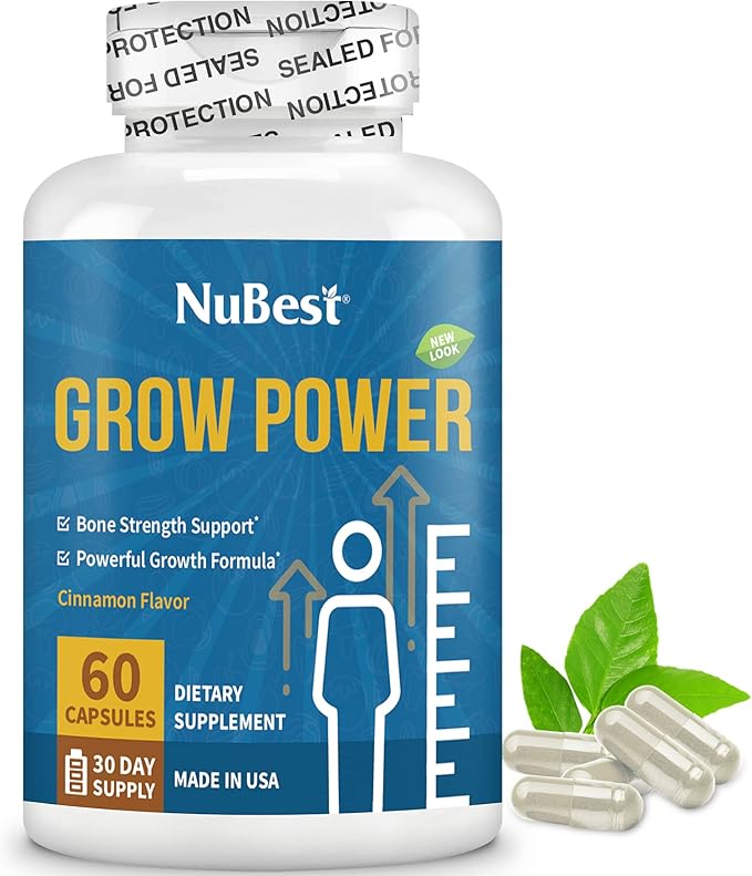 Grow Power Height Growth (10+) & D3, Phosphorus, 12 Pack