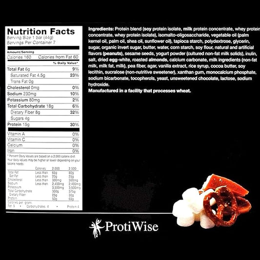 ProtiWise – High Protein 15g Bar 7/Box |