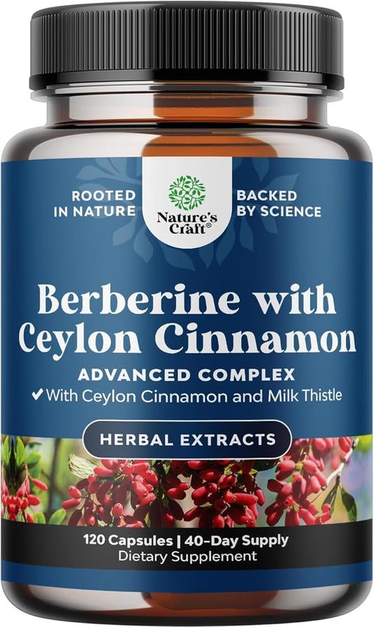 Balancing Berberine Plus 1200mg Per Serving Complex 120 Capsules
