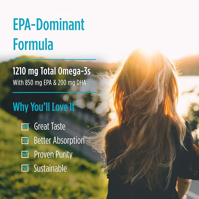 Nordic Naturals EPA, Lemon 60 Soft 1210 mg Omega-3 - 30 Servings