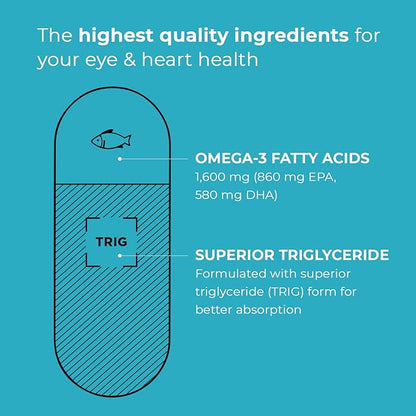 Viteyes Omega-3 TG Eye & Heart 60 Count