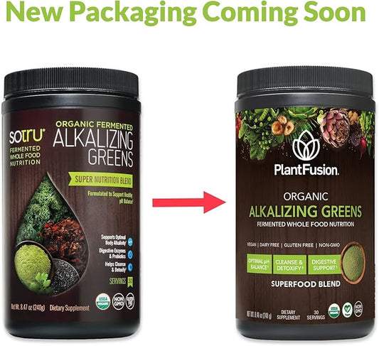 PlantFusion Alkalizing Super Greens Powder 8.46 oz 30 Servings