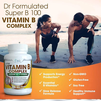Super B Complex Vitamins (100-Count)