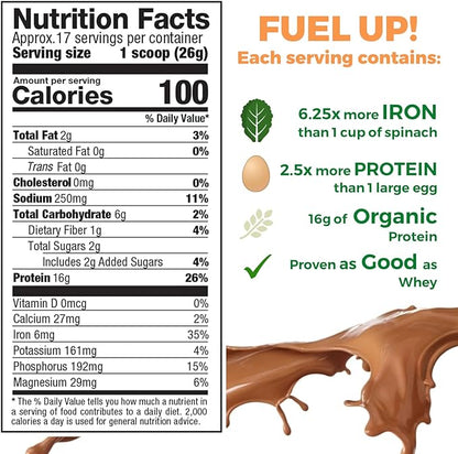 Raw Pea Protein Powder, Vegan Plant 1 Pound 1)