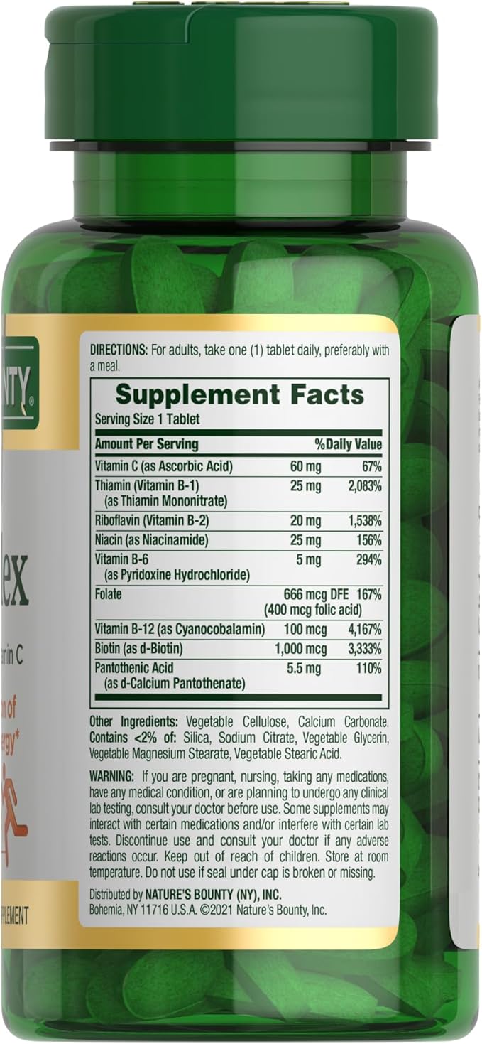 Nature's Bounty Super B Complex 150 tablets