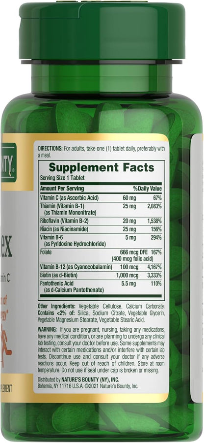 Nature's Bounty Super B Complex 150 tablets