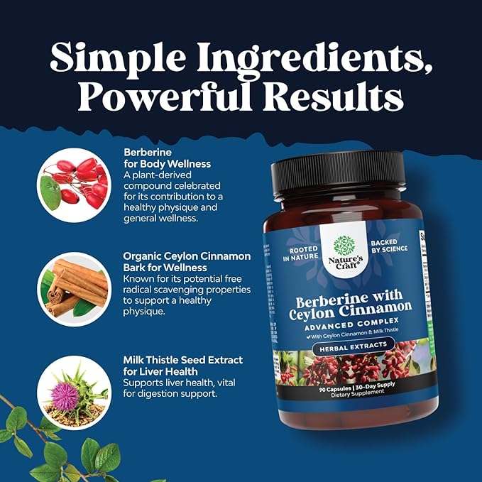 Balancing Berberine Plus 1200mg Per Serving Complex 90 Capsules