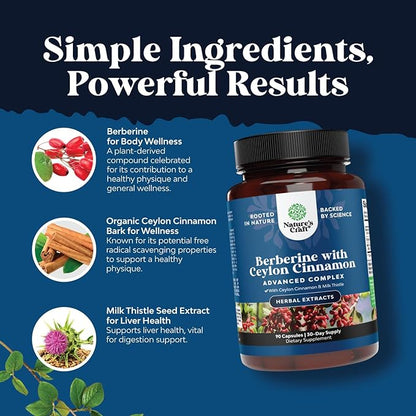 Balancing Berberine Plus 1200mg Per Serving Complex 90 Capsules