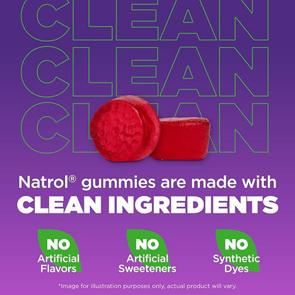Natrol Melatonin Gummies, Sleep Support for Adults, 10 mg Melatonin Supplement for Sleeping, 90 Strawberry-Flavored Gummies, Up to a 45 Day Supply