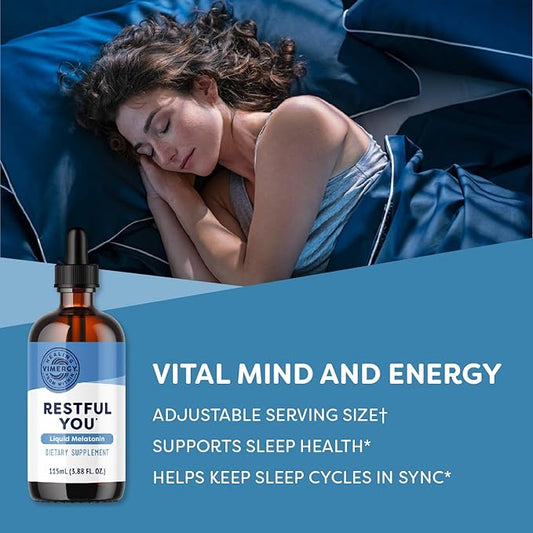 Vimergy Melatonin – Natural Sleep Aid (115 mL)