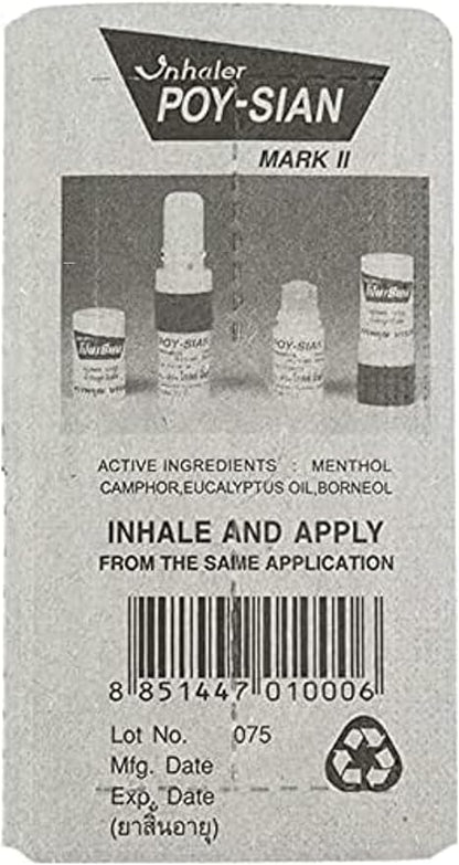POY-SIAN Mark II Menthol Aromatherapy Nasal 6)