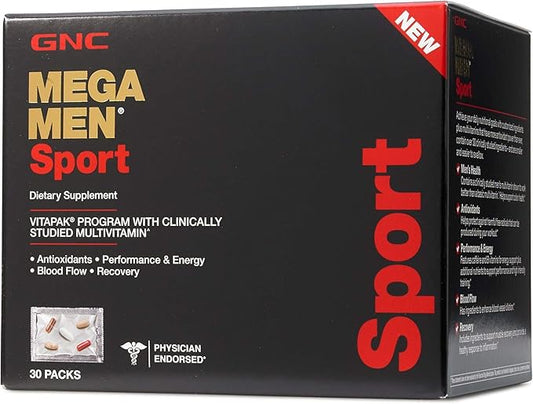 GNC Mega Men Sport Capsules, 30