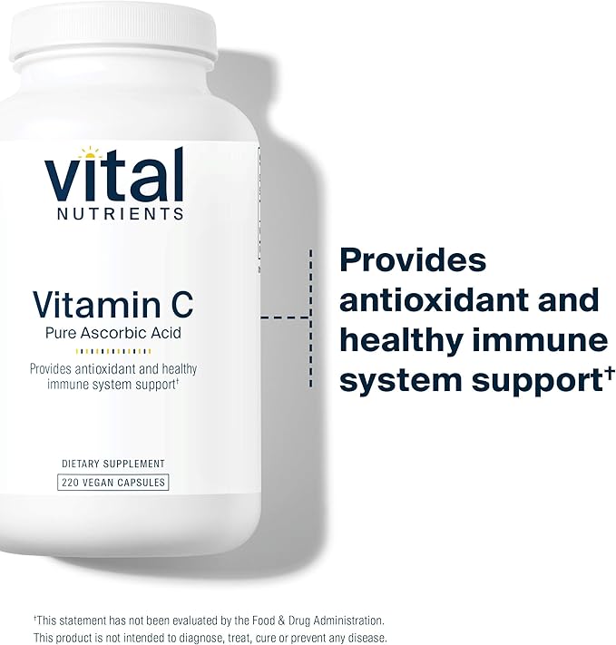 Vital Nutrients Vitamin C 1000mg (100% 220 Capsules