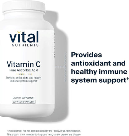 Vital Nutrients Vitamin C 1000mg (100% 220 Capsules