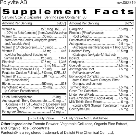 D'Adamo Personalized Nutrition - Optimal Health Stack (Blood Type AB)