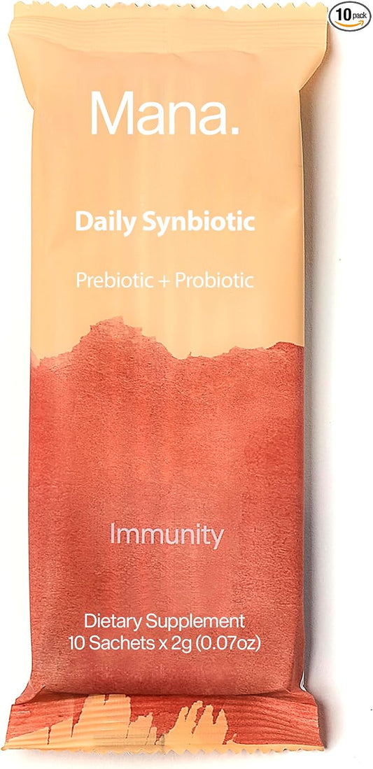Mana Immunity Synbiotics Supplements 10 Count