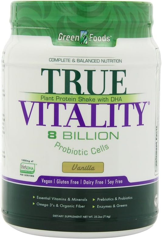 Green Foods True Vitality Plant Protein 25.2 Ounce