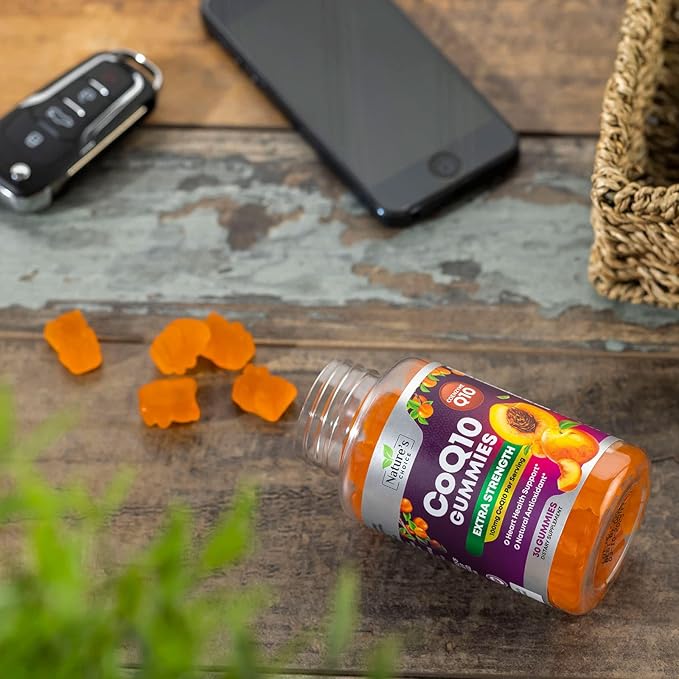 CoQ10 100mg Gummies 3X Better Q10 Vitamins, 10 Supplements, 30 CoQ10 CoQ10 Gummies