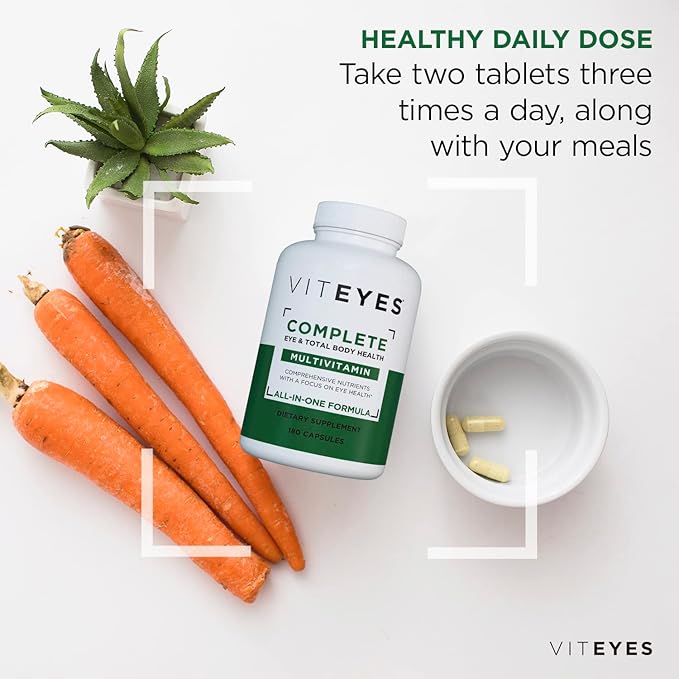 Viteyes Complete Eye & Total Body 180 Capsules,