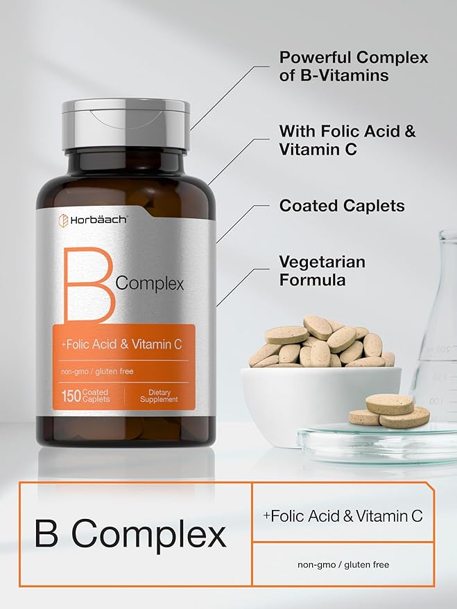 Horbäach B-Complex | 150 Caplets |