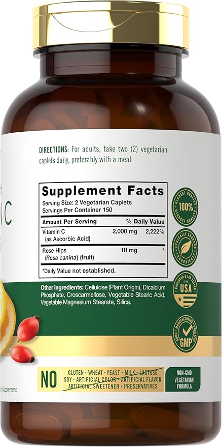 Carlyle Vitamin C 1000mg 300 Vegetarian